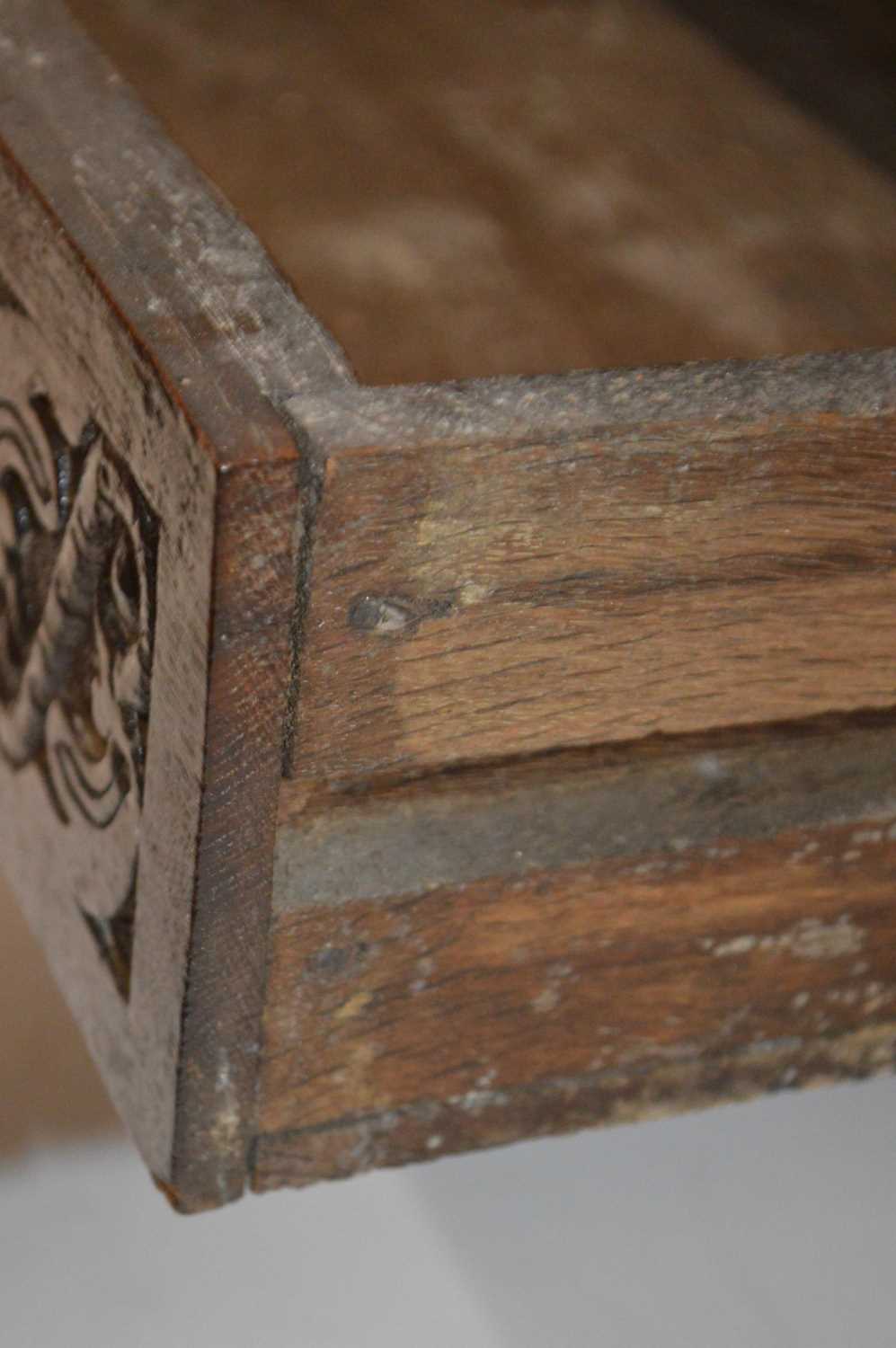 17th Century and Later Oak Mule Chest - Image 14 of 15