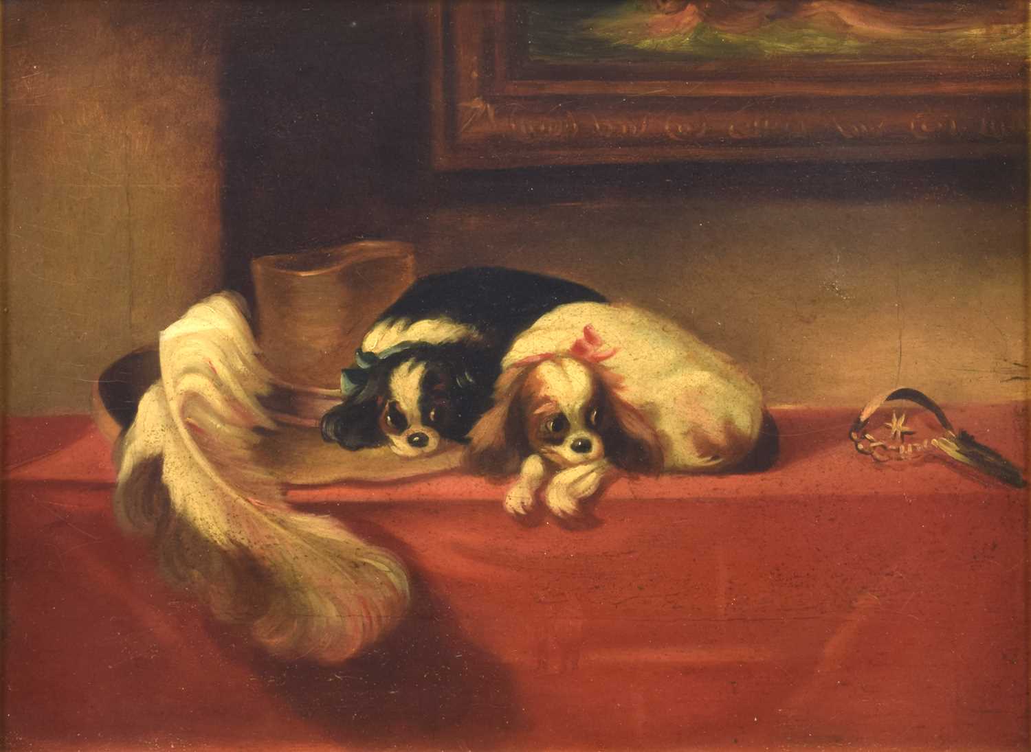 After Sir Edwin Henry Landseer R.A. (1802-1873) King Charles Spaniels (‘The Cavalier’s Pets’)
