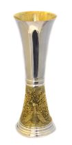 An Elizabeth II commemorative silver and silver gilt 'The Westminster Cathedral Goblet',