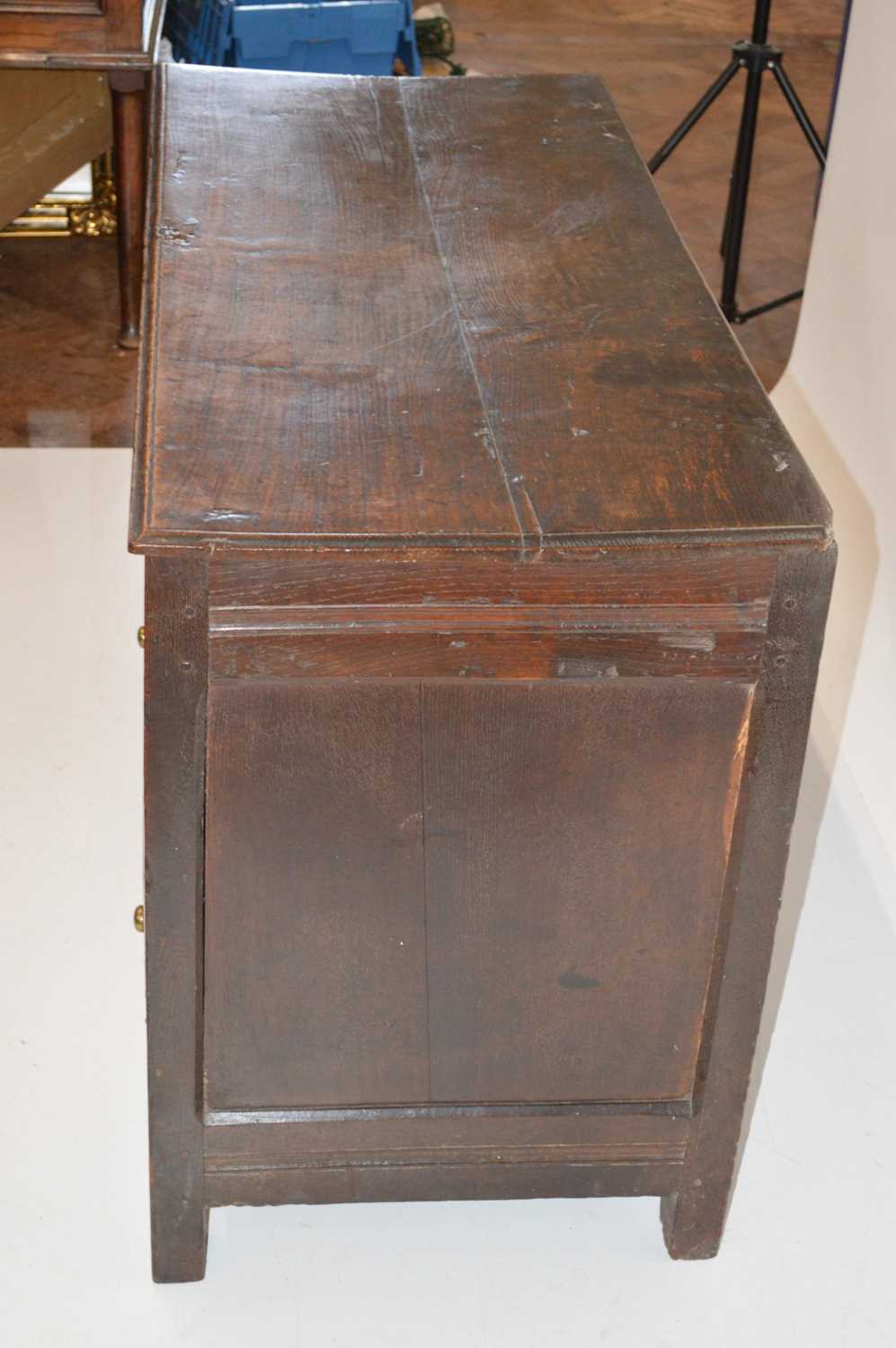 17th Century and Later Oak Mule Chest - Image 4 of 15