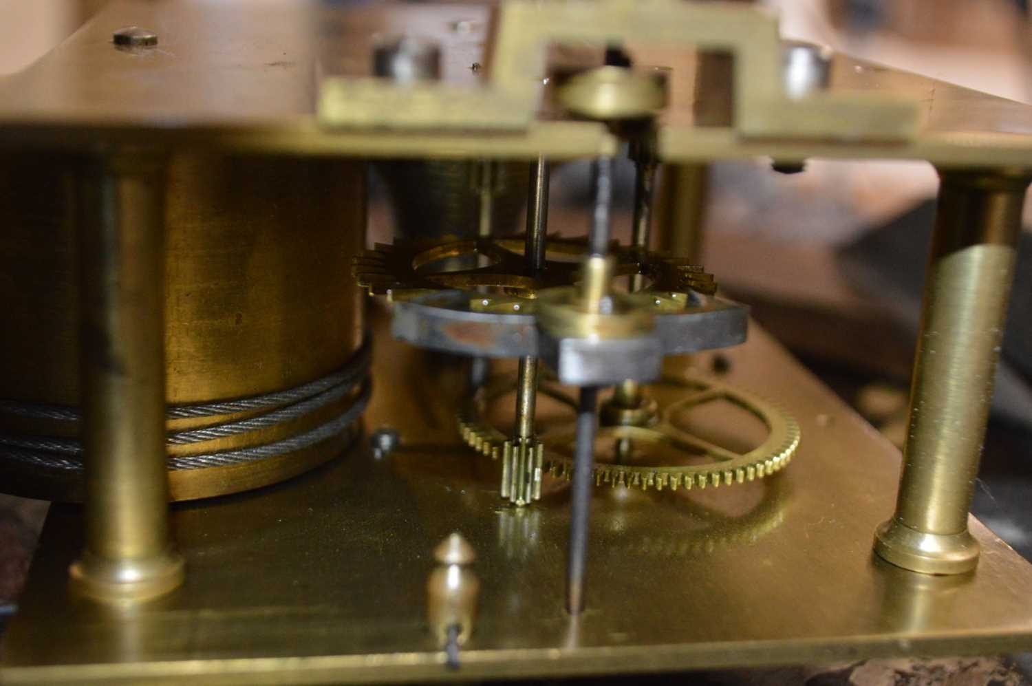 William White, Cranfield Mid 19th Century Single Fusee Wall Clock - Image 4 of 8