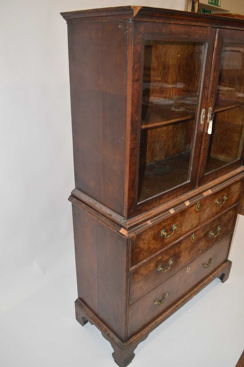 Mid 18th Century Walnut Cabinet on Chest - Image 2 of 28