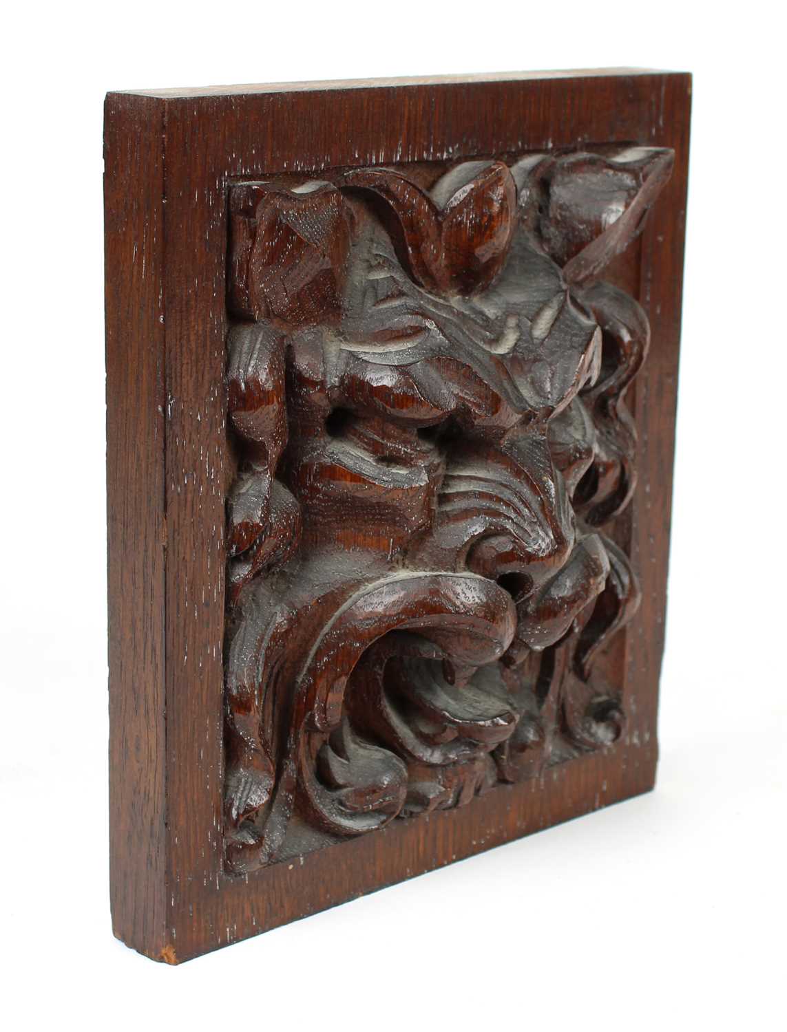Gothic Style Carved Wall panel of a Lion - Image 3 of 9