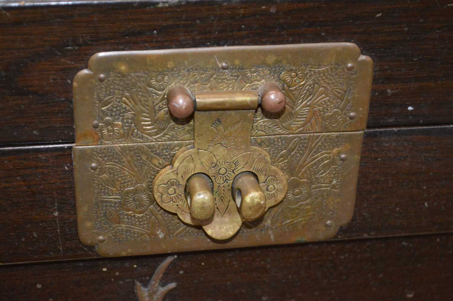 Early 20th Century Chinese Camphorwood Chest - Image 10 of 12