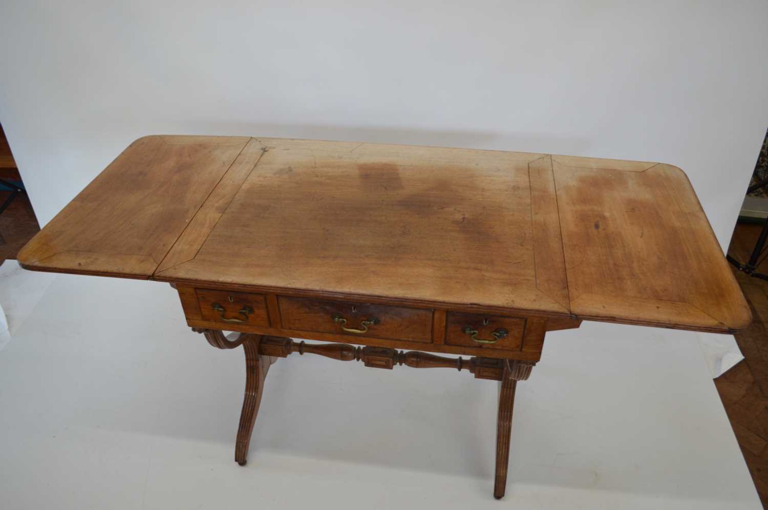 George III Mahogany Sofa Table - Image 2 of 15