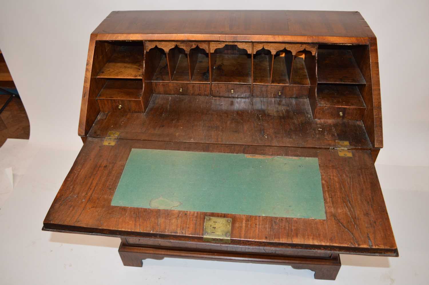 18th Century Walnut Veneered Bureau - Image 3 of 15