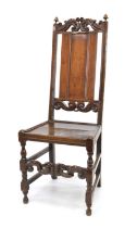 Early 18th Century Oak Side Chair