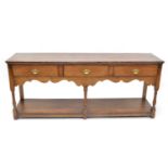 Oak Dresser Base of 18th Century Design by Titchmarsh and Goodwin