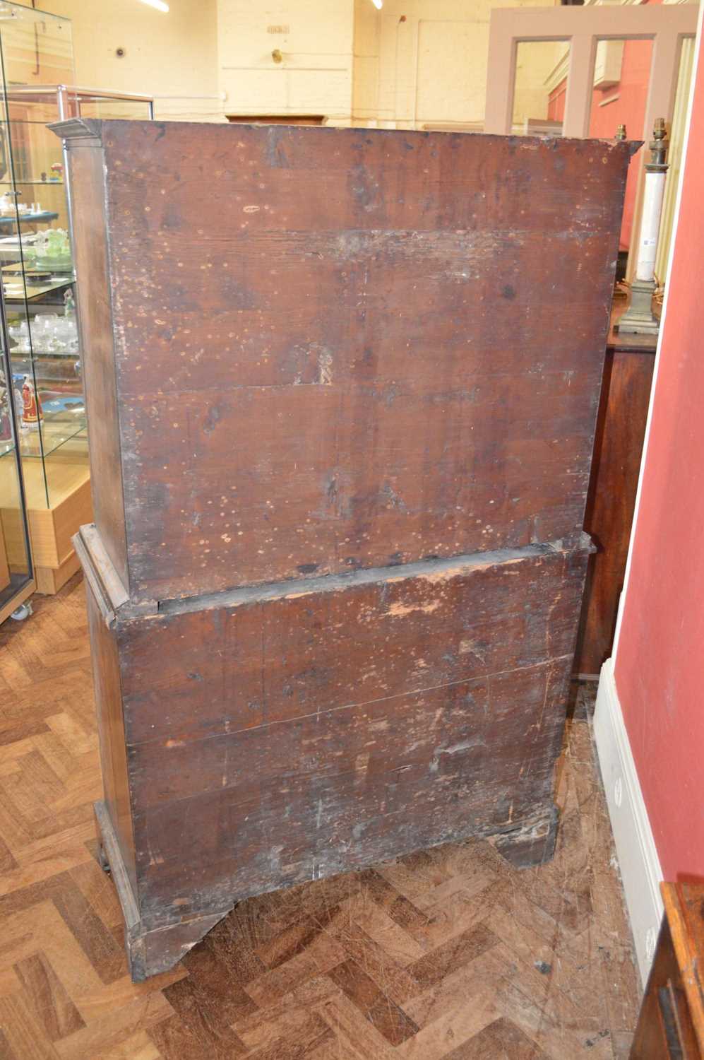 Mid 18th Century Walnut Cabinet on Chest - Image 27 of 28