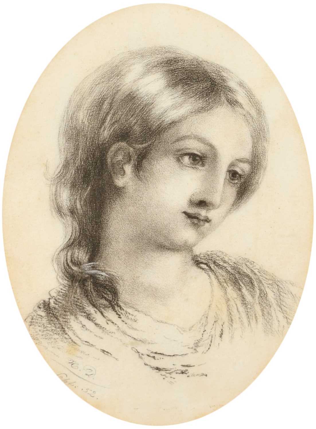 English school (19th century) Portrait of a lady
