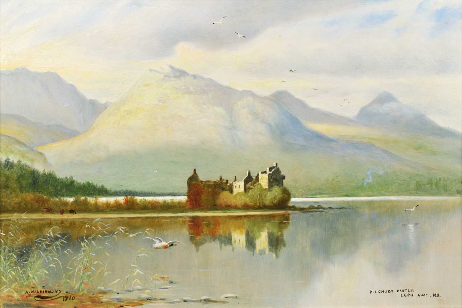 Archibald Mackinnon (British 1850-1935) "Kilchurn Castle, Loch Awe"