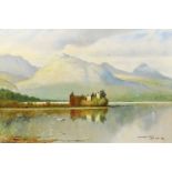 Archibald Mackinnon (British 1850-1935) "Kilchurn Castle, Loch Awe"