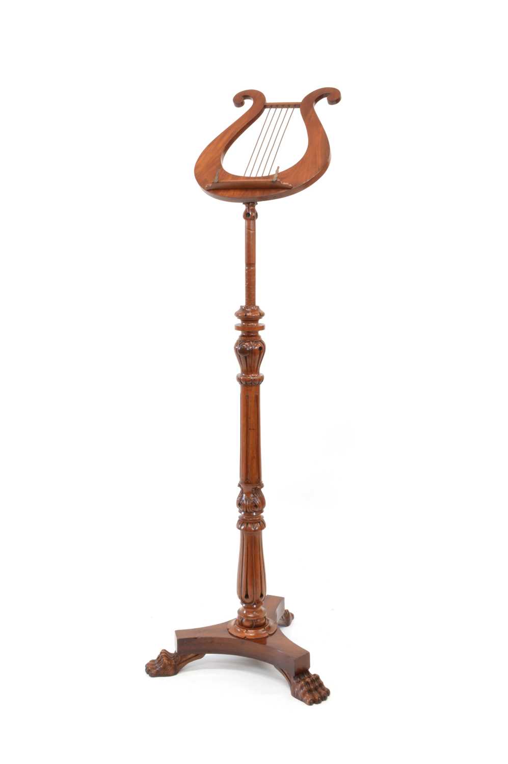 Victorian Walnut Telescopic Music Stand