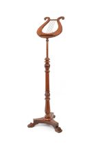 Victorian Walnut Telescopic Music Stand