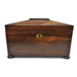 Early 19th Century Rosewood Tea Caddy