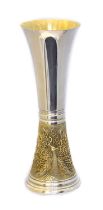 An Elizabeth II commemorative silver and silver gilt 'The Westminster Cathedral Goblet',