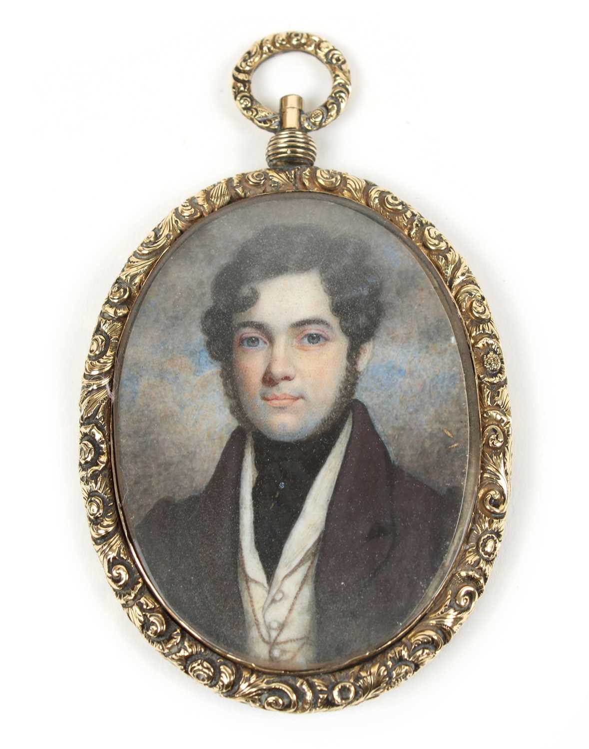 English School (early 19th century) Portrait of a gentleman, bust length, in a brown coat and black