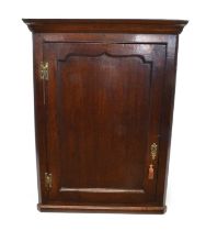 George III Oak Corner Cupboard