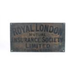 Royal London Mutual Insurance Society Limited Brass Plaque