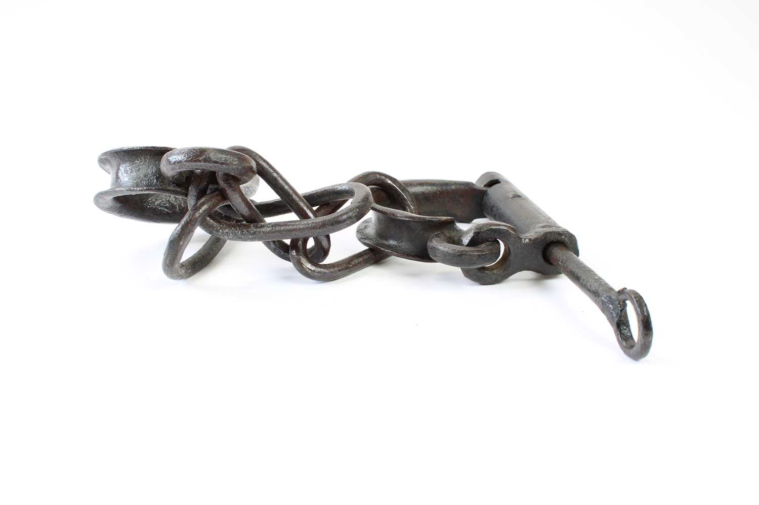 19th Century Leg Irons or Shackles - Image 2 of 2