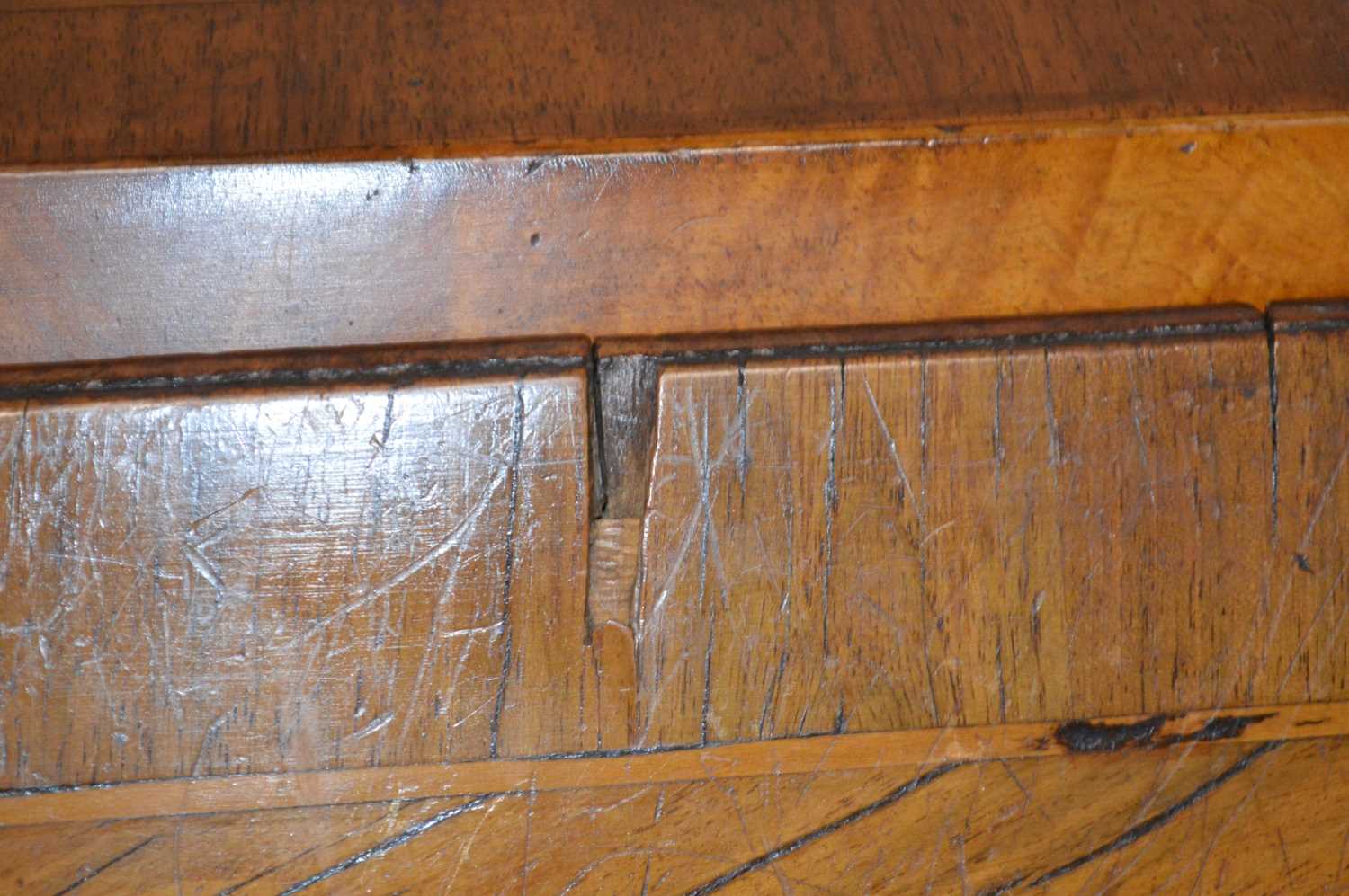 18th Century Walnut Veneered Bureau - Image 14 of 15