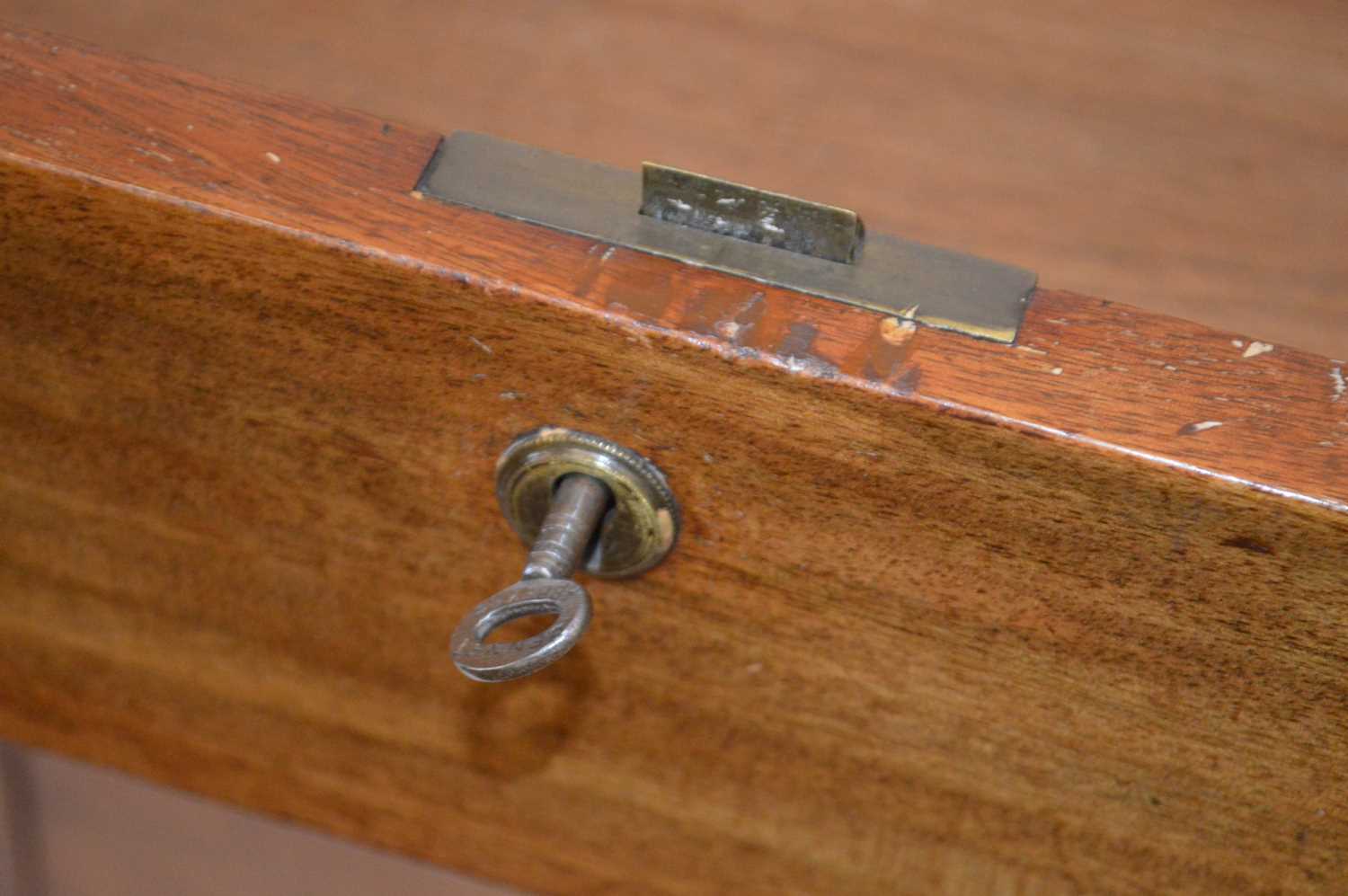 Edwardian Mahogany Twin Pedestal Desk - Image 13 of 14