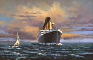 Adrian Rigby (British 1962-) "Titanic - Ship of Dreams"