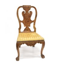 Mid 18th Century and Later Walnut Side Chair In the manner of Giles Grendey