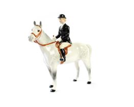 Beswick Huntswoman on Dapple Grey Horse