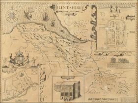 John Speede, Map of Flintshire.
