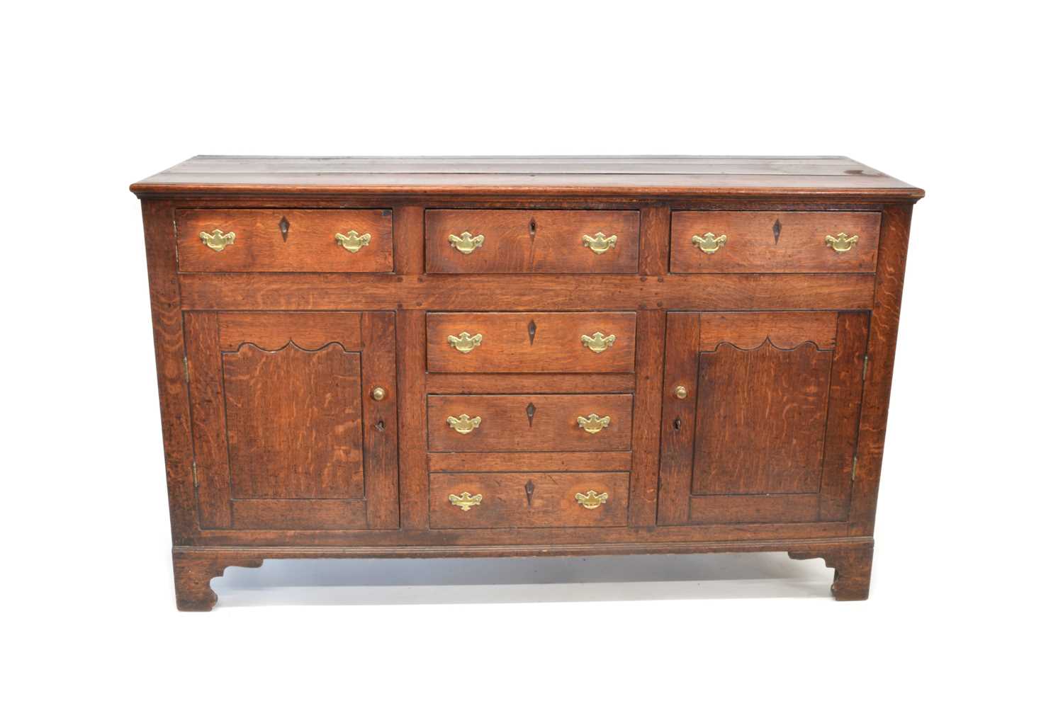 George III Oak Dresser Base