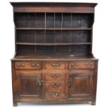 George III Welsh Oak Dresser