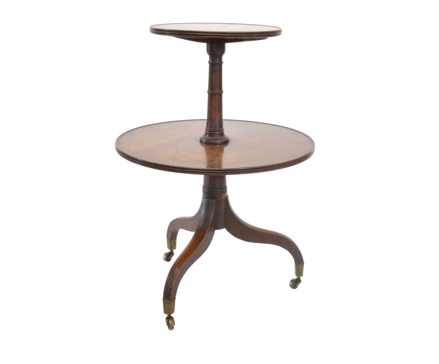 George III Mahogany Two-Tier Dumb Waiter