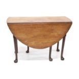 George III Mahogany Gateleg Table