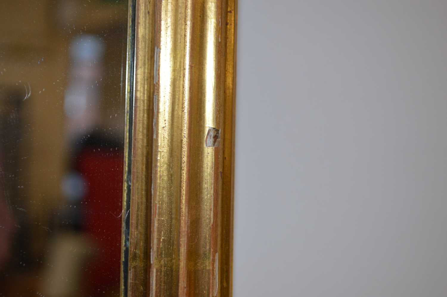 Regency Style Giltwood Verre Eglomise Pier Mirror - Image 5 of 6