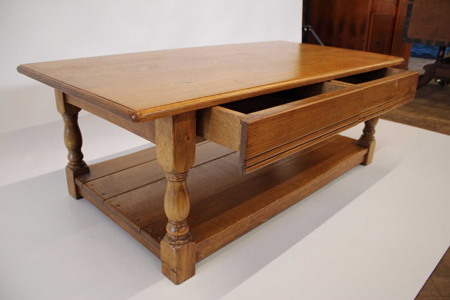 Oak Coffee Table by Stephen James, Bradwell - Image 3 of 3