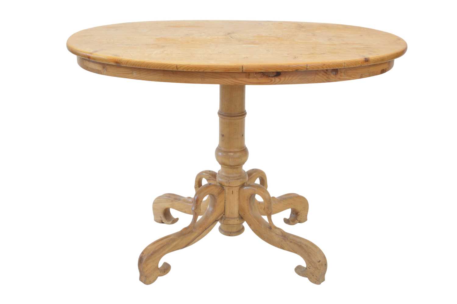 Late 19th Century Continental Pine Occasional Table