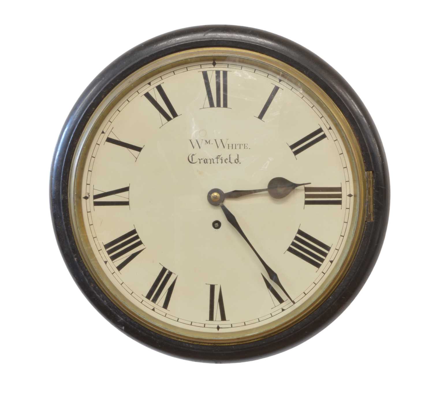 William White, Cranfield Mid 19th Century Single Fusee Wall Clock