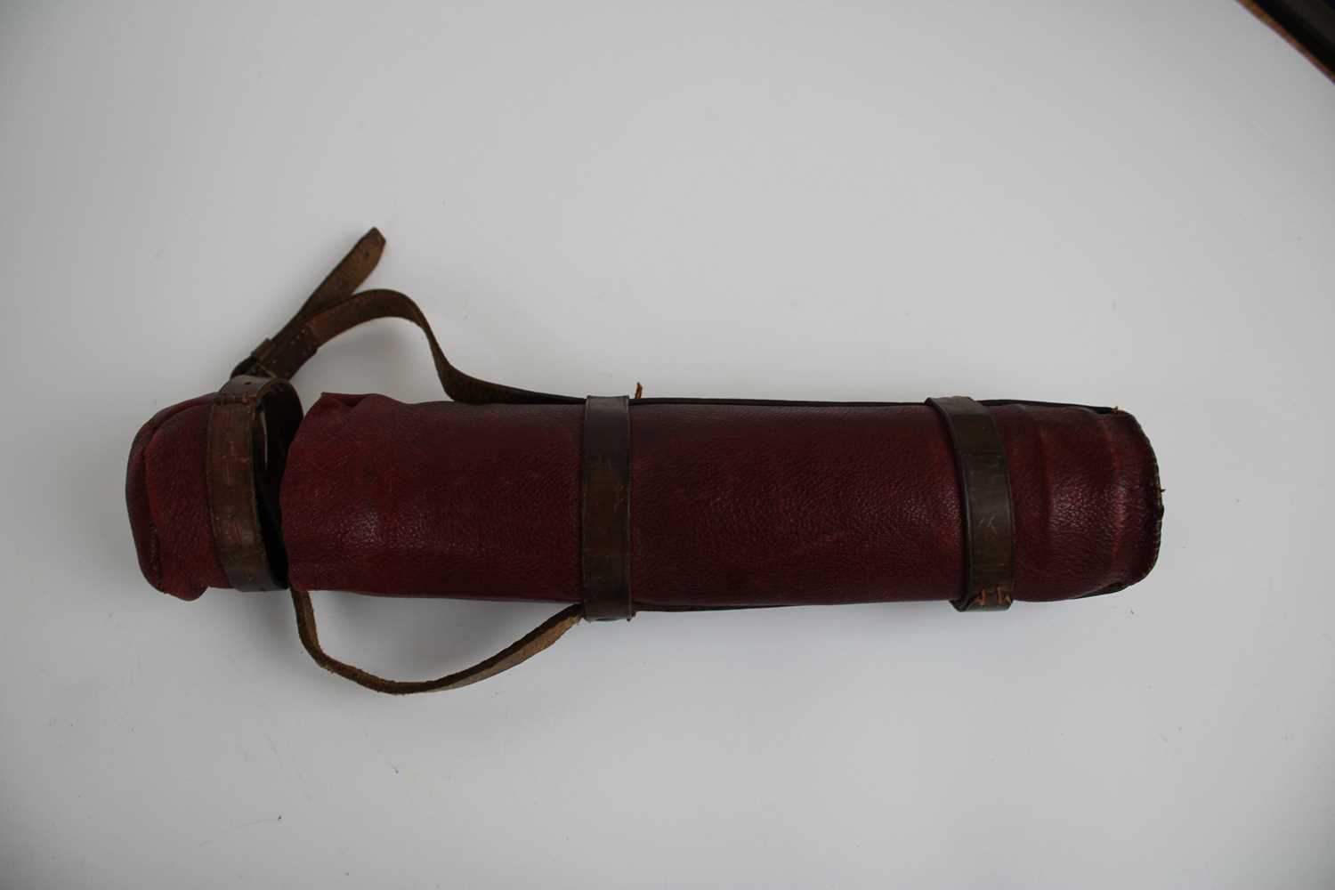 Mahogany and Brass Three-Draw Telescope - Image 5 of 10