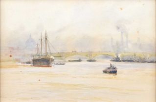 Henry Charles Seppings Wright (British 1850-1937) Views of the Thames, London