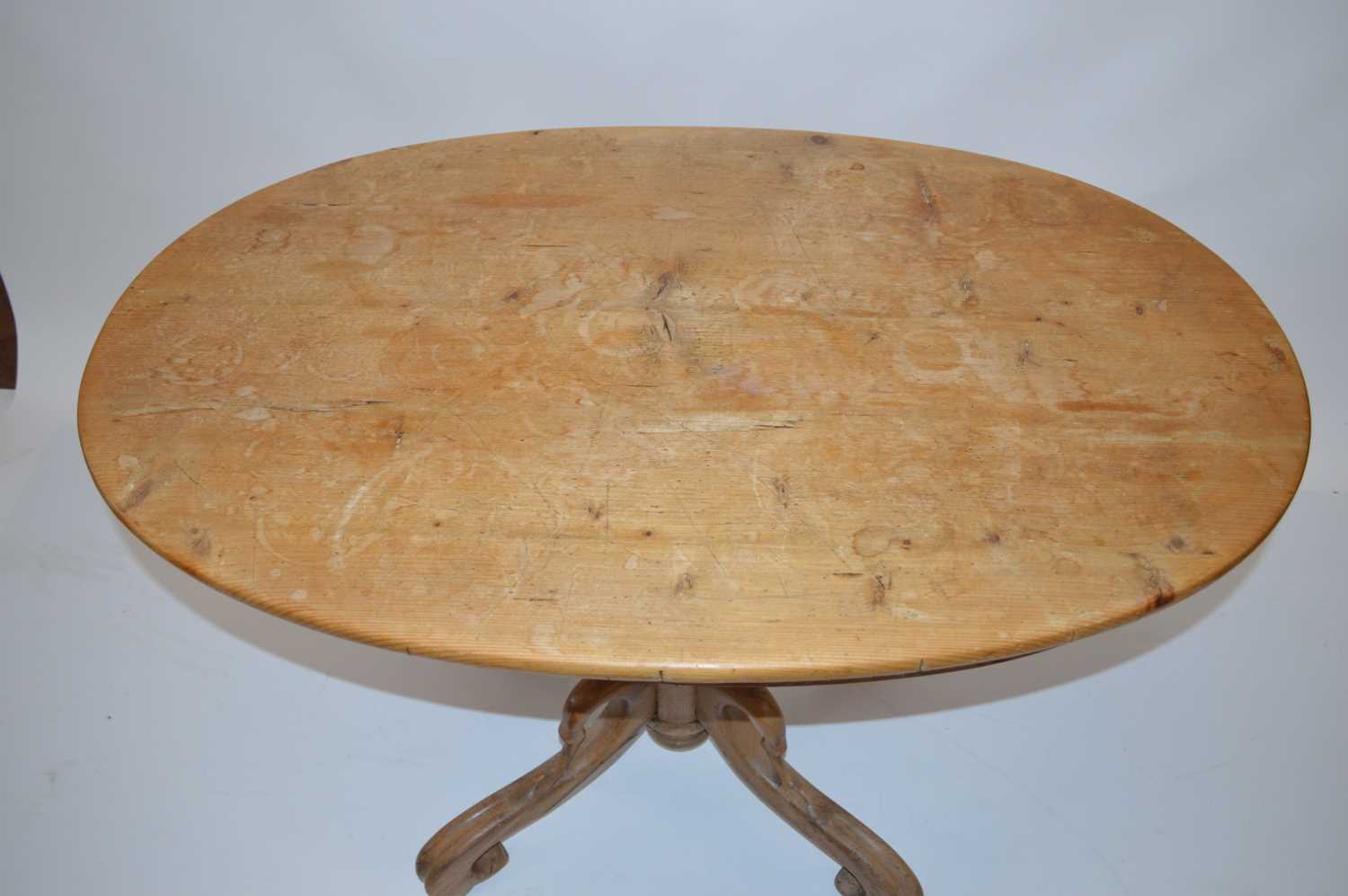 Late 19th Century Continental Pine Occasional Table - Image 2 of 4