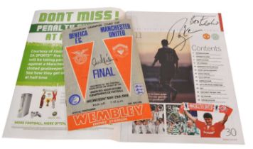 Manchester United Two Signed Programmes