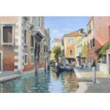 Bob Richardson (British 1938-) "Rio San Barnaba, Venice"