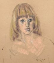 Harold Riley (British 1934-2023) Female portrait