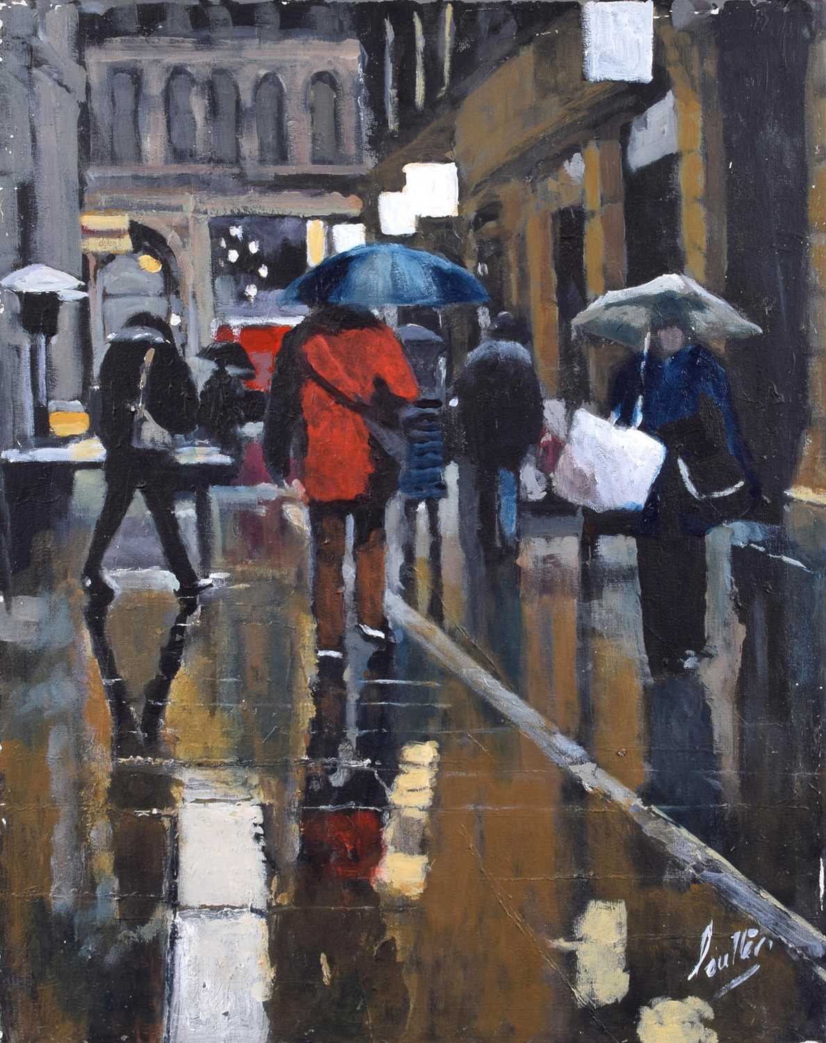 David Coulter (British 20th/21st century) "In between St. Anne's Square and Cross Street"