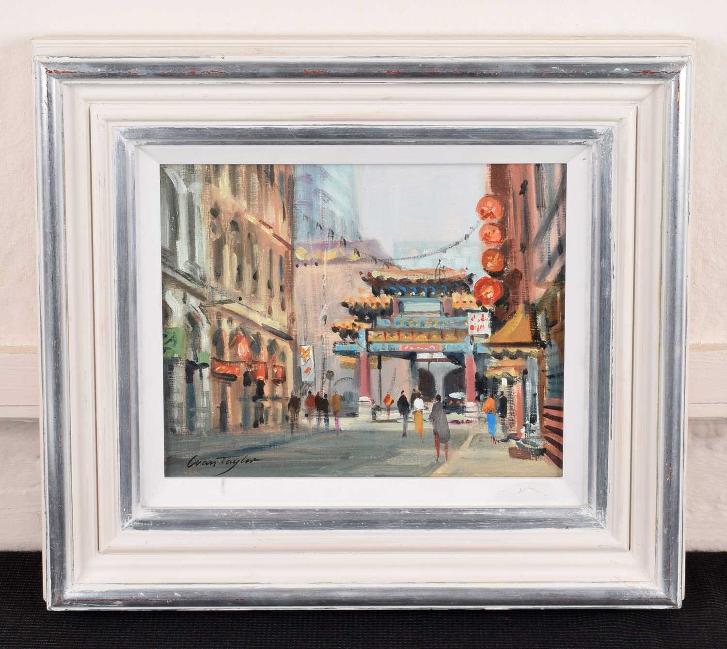 Ivan Taylor (British 1946-) "Chinatown, Manchester" - Image 2 of 2