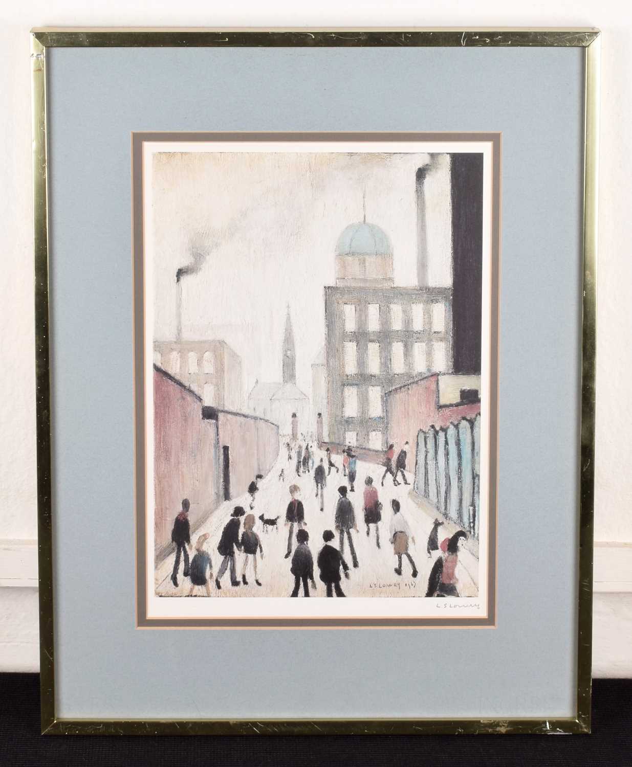 L.S. Lowry R.A. (British 1887-1976) "Mrs Swindell's Picture" - Image 2 of 2