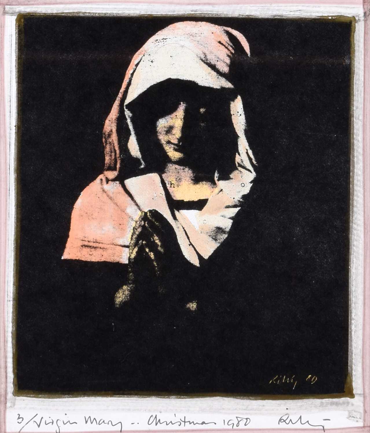 Harold Riley (British 1934-2023) "Virgin Mary"