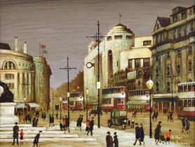 Arthur Delaney (British 1927-1987) "Piccadilly, Manchester"