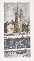 Harold Riley (British 1934-2023) "Manchester Cathedral"